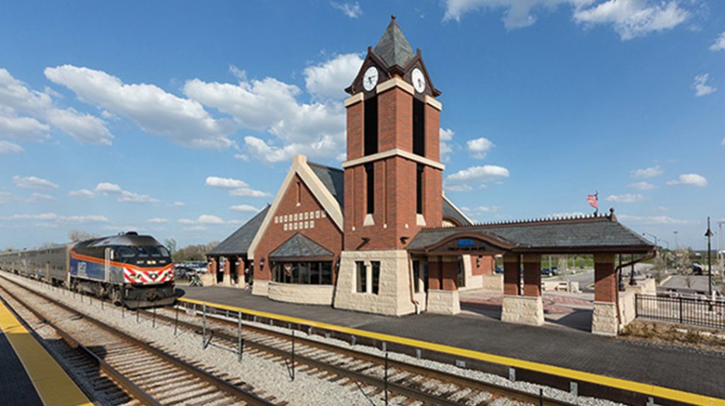 tinley park train station legat architects feature