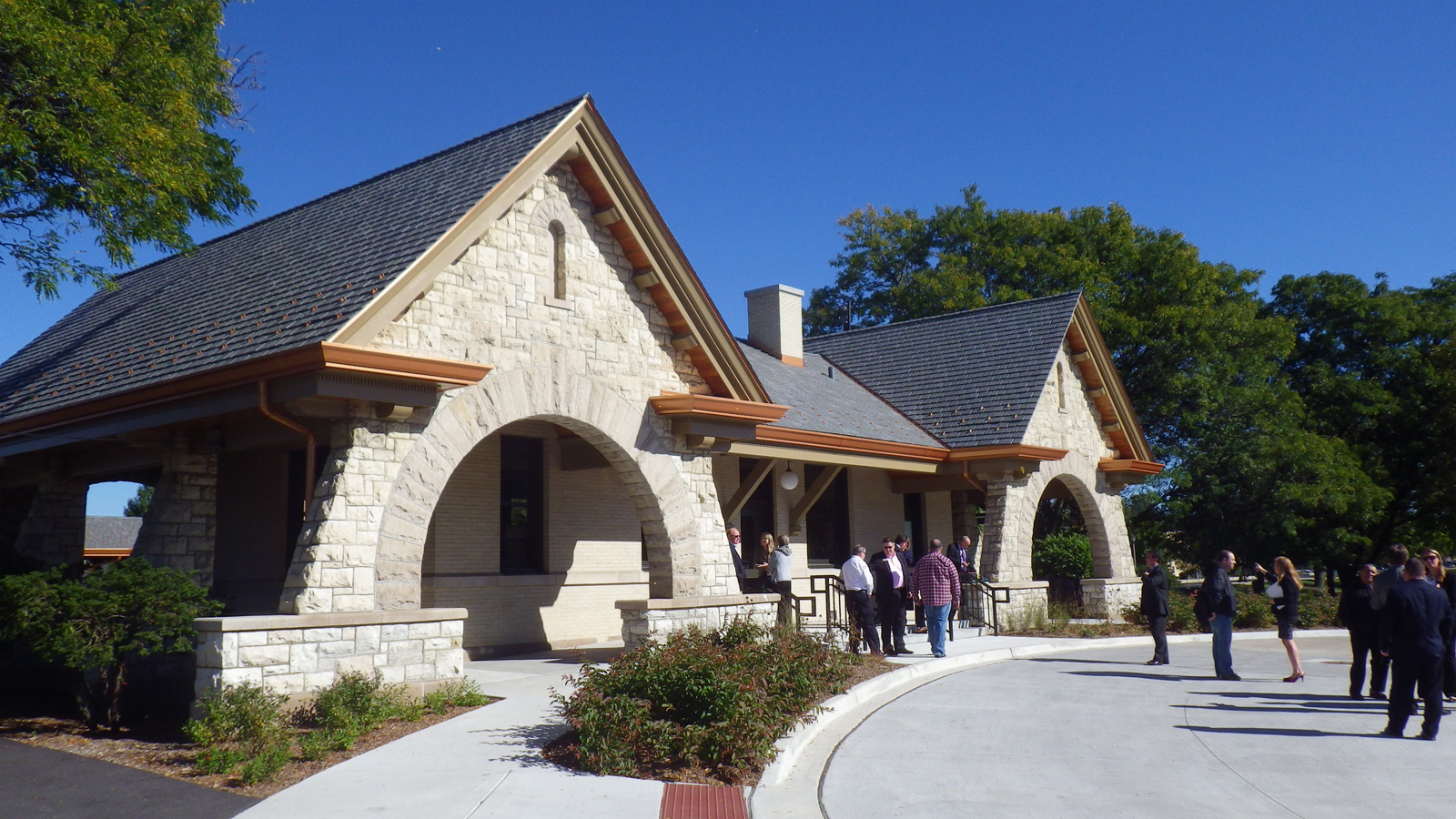 La grange stone avenue metra train station rehabilitation legat