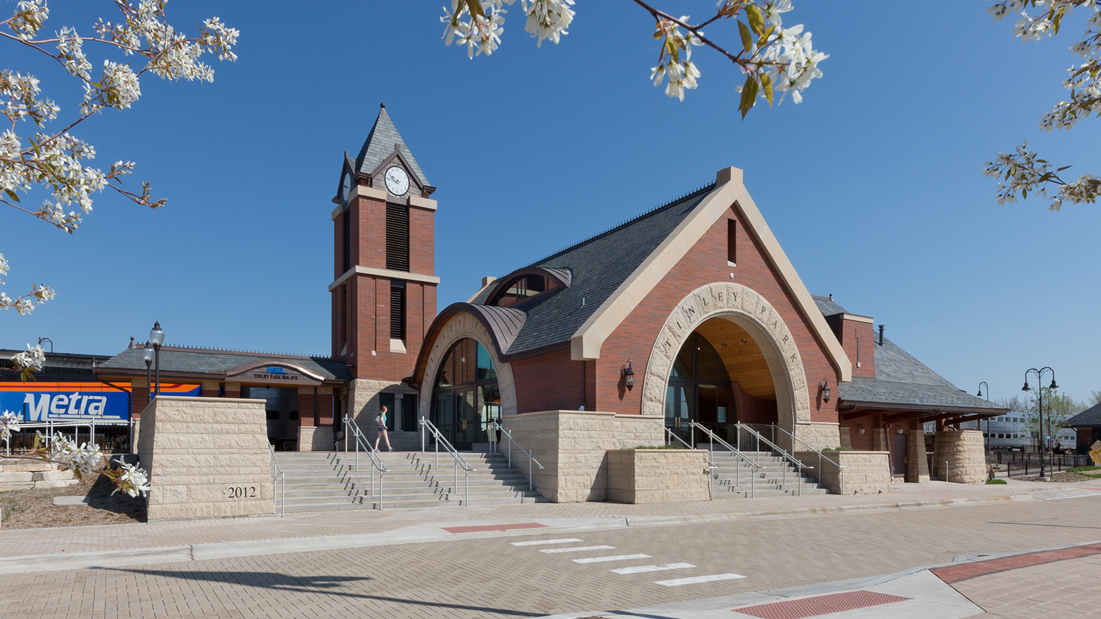 80th avenue metra train station legat architects