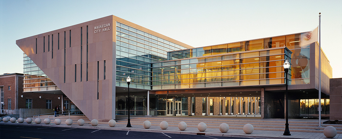 Waukegan City Hall - Legat Architects