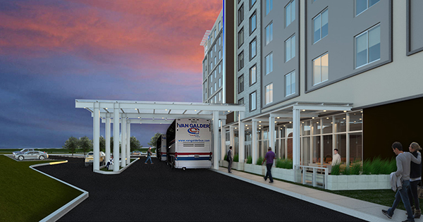 The Hyatt Place and Hyatt House hotels will offer an urban experience to visitors and community members alike.