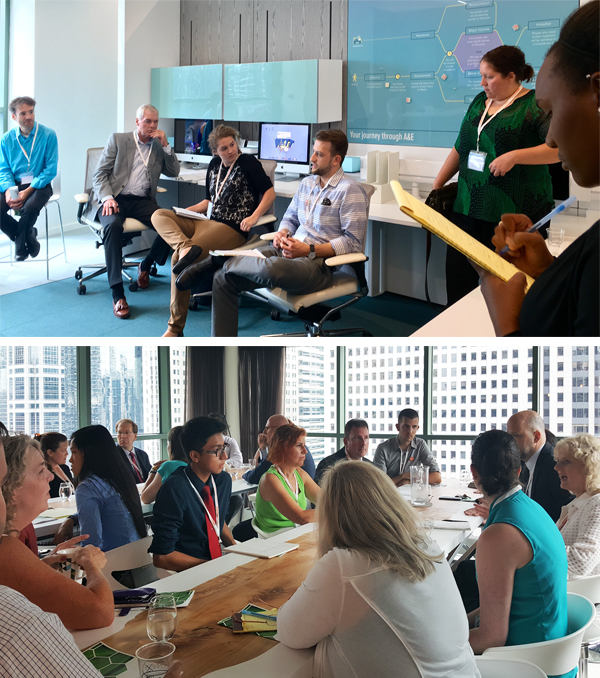 Emerging and seasoned professionals from a wide variety of disciplines discussed biophilic design challenges at breakout sessions.