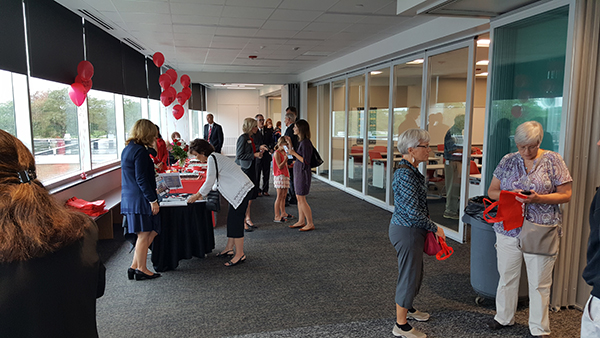 The event concluded with a reception in the adjoining break-out rooms.