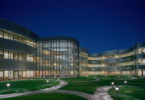 Scot Parker’s leadership helped achieve the curving façade at the University Center of Lake County.