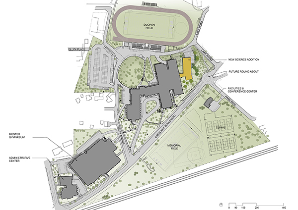 The science addition marks the first major classroom expansion at Glenbard West in over 60 years.