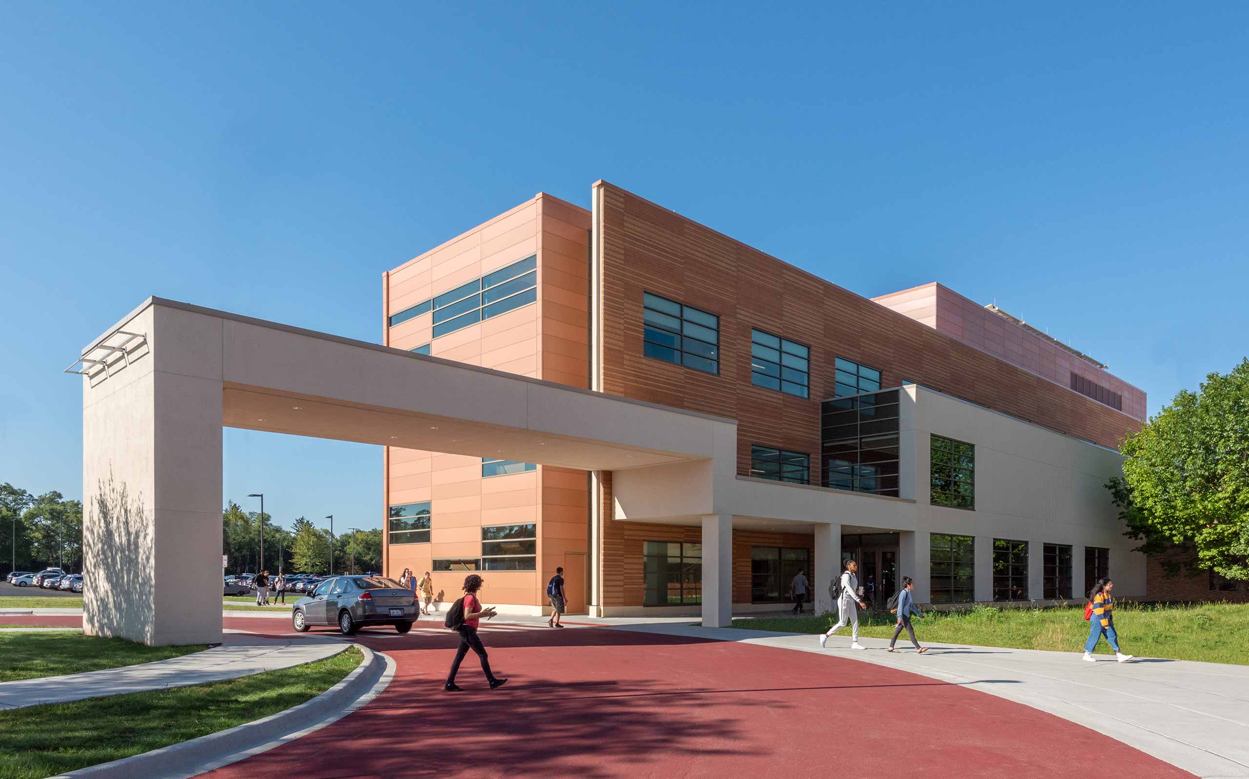 Exterior of Lake Country College