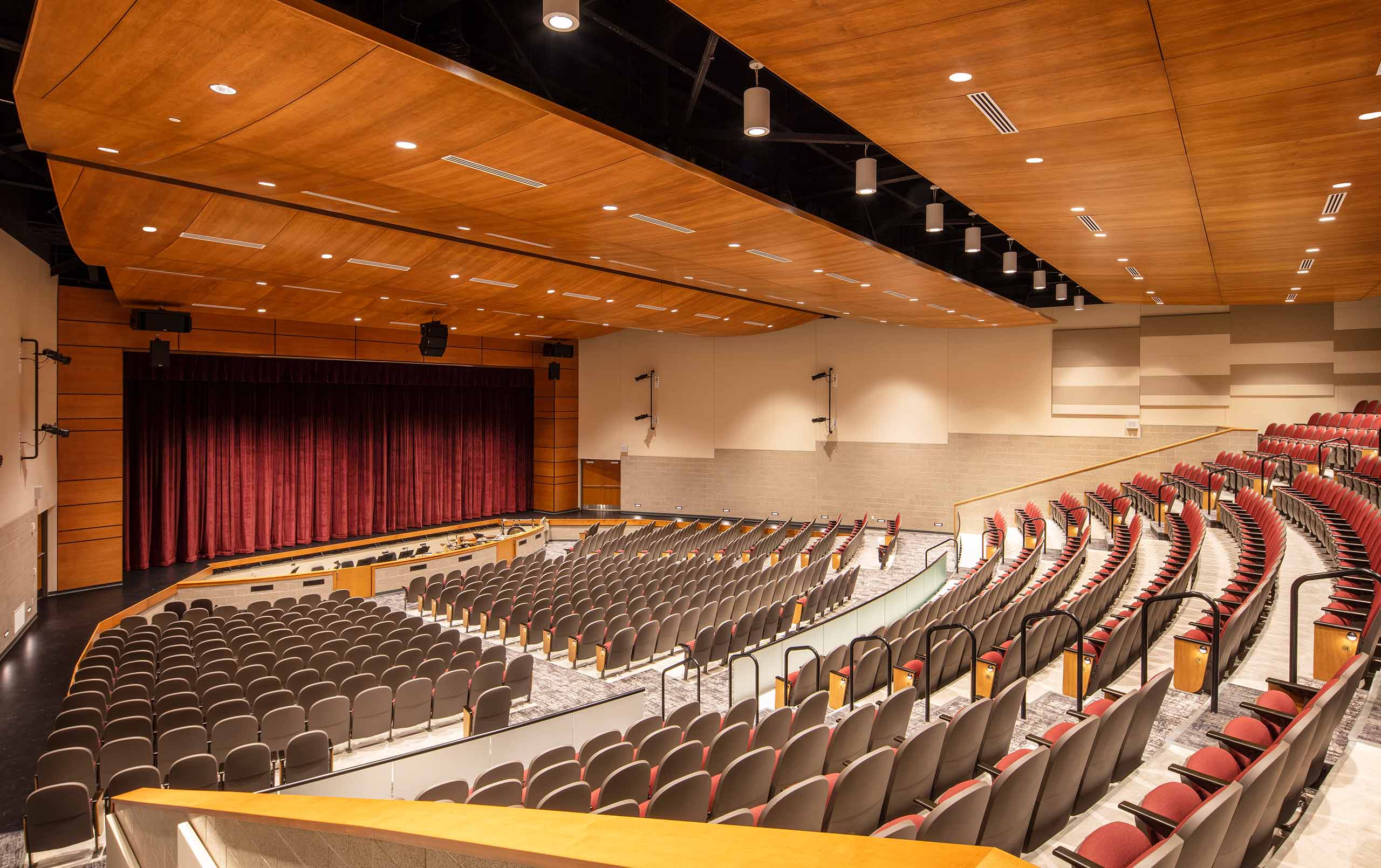 Bartlett Performing Arts Center auditorium. 