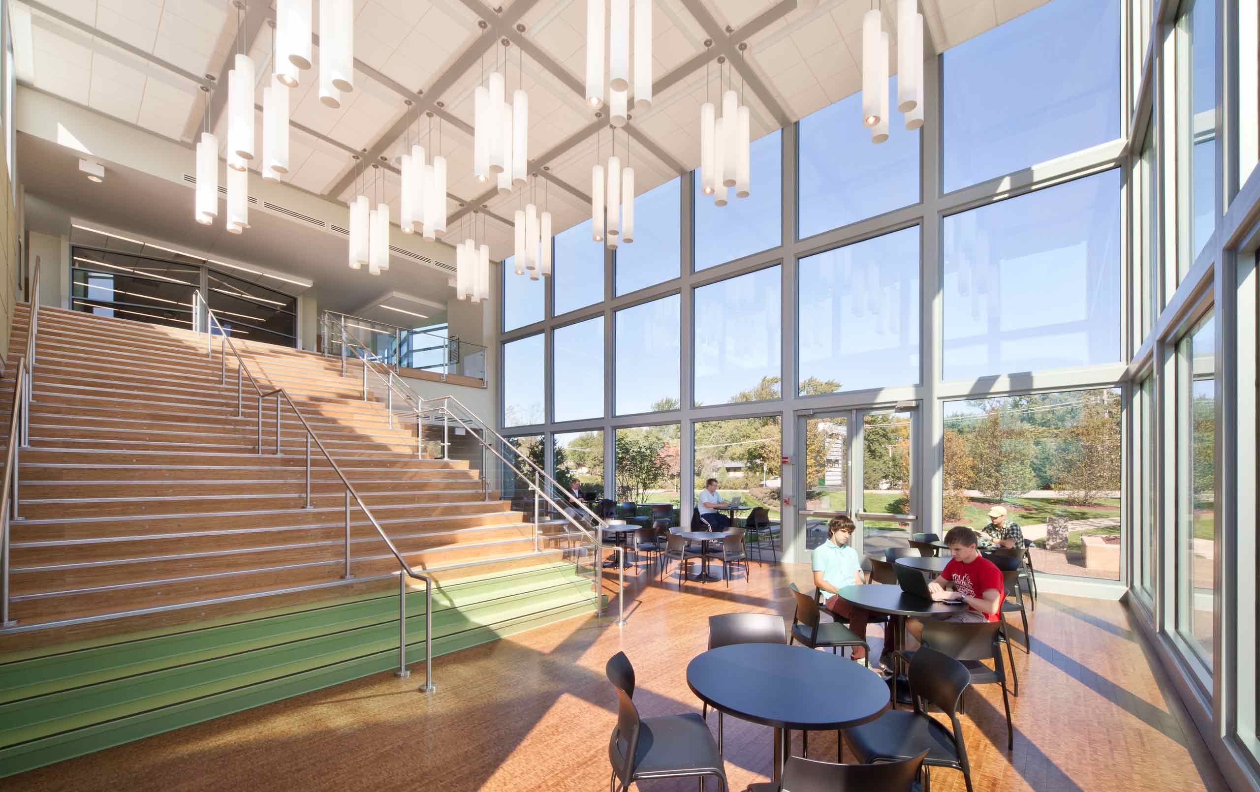 Homeland security training center lobby