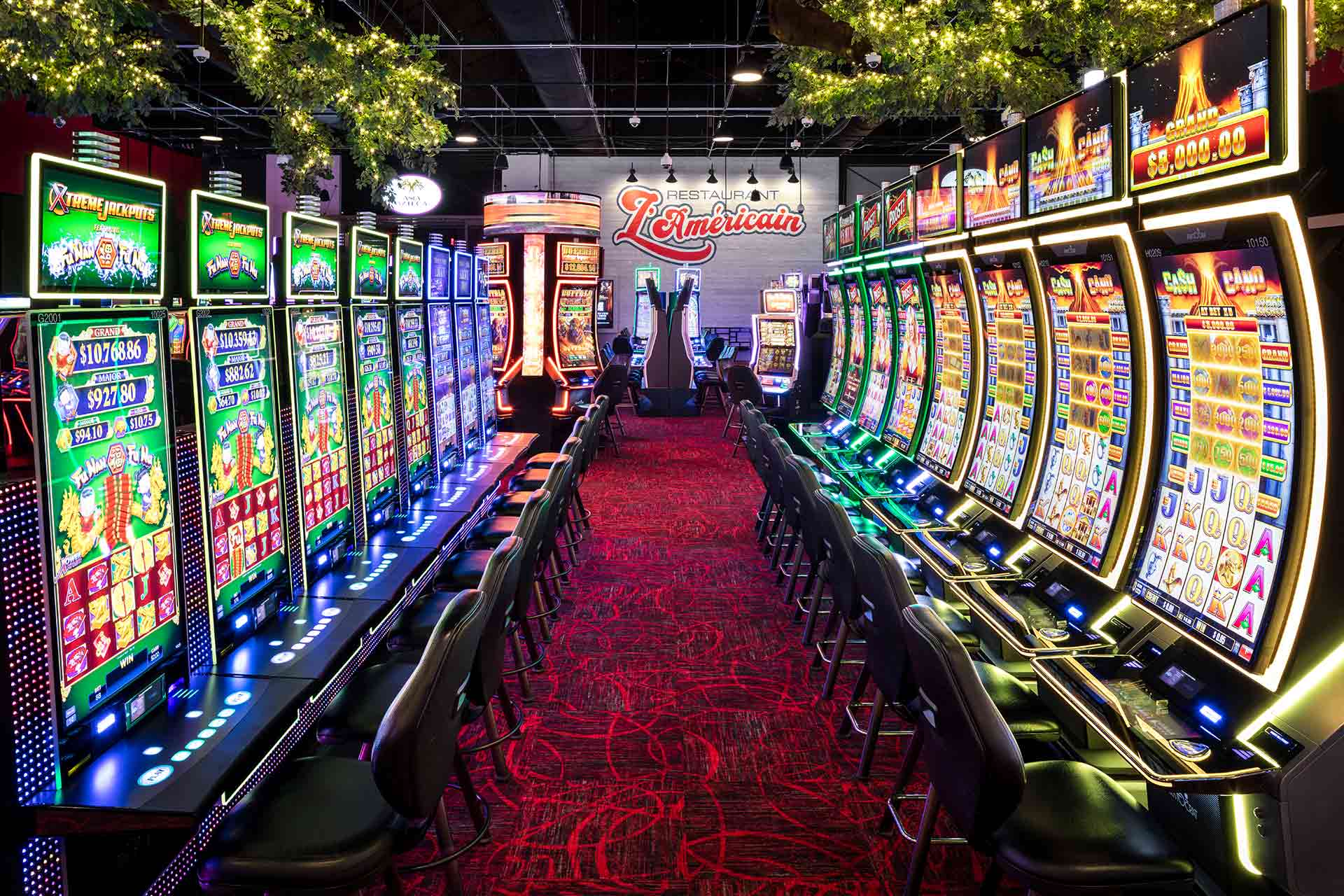 Casino Slot Machine Aisle