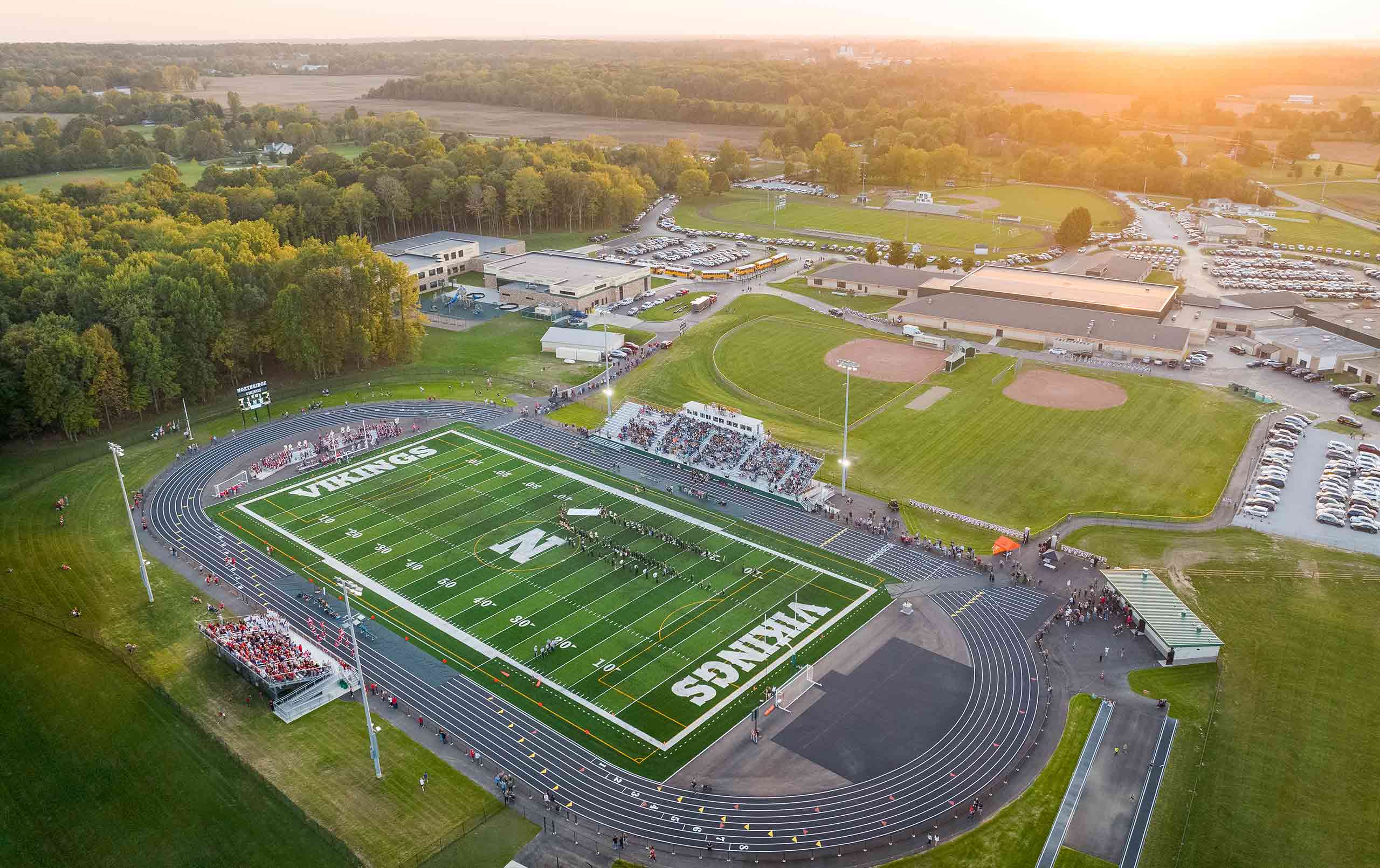 Northridge High School Viking Stadium Featured