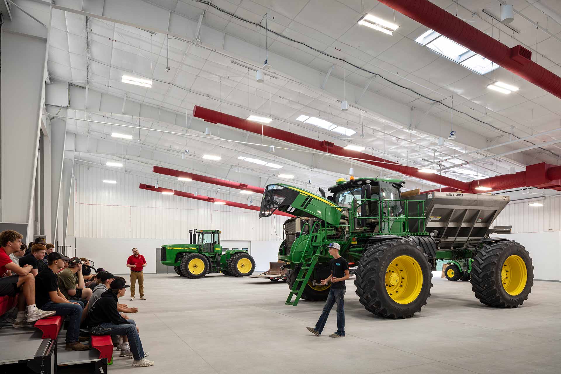 career and technical education center large farming equipment