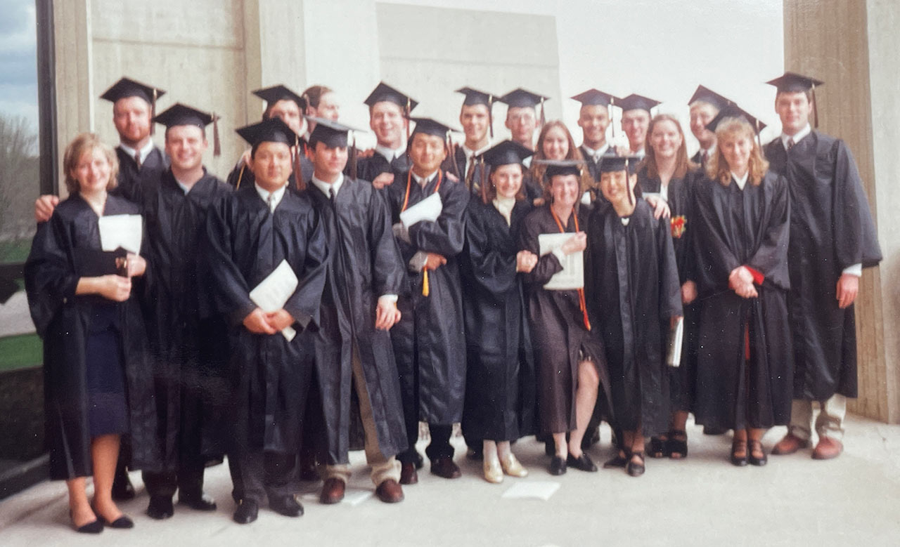 Graduating class of architects circa 1995