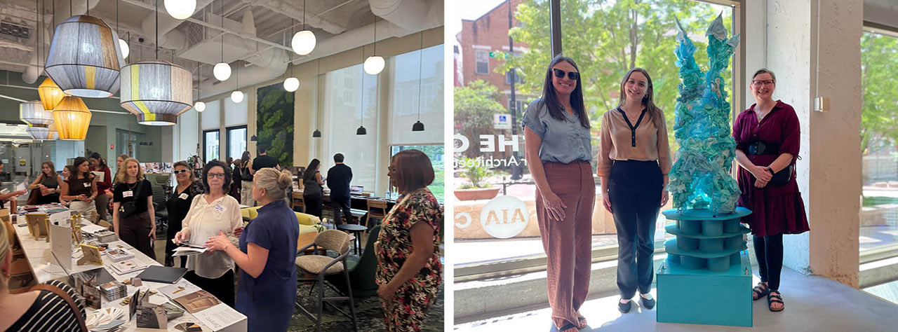 Legat Architects design community events featuring IIDA Illinois’ Suburban Afterglow and a Columbus Pride Month exhibit with AIA Columbus, IIDA Columbus, and NOMAColumbus.